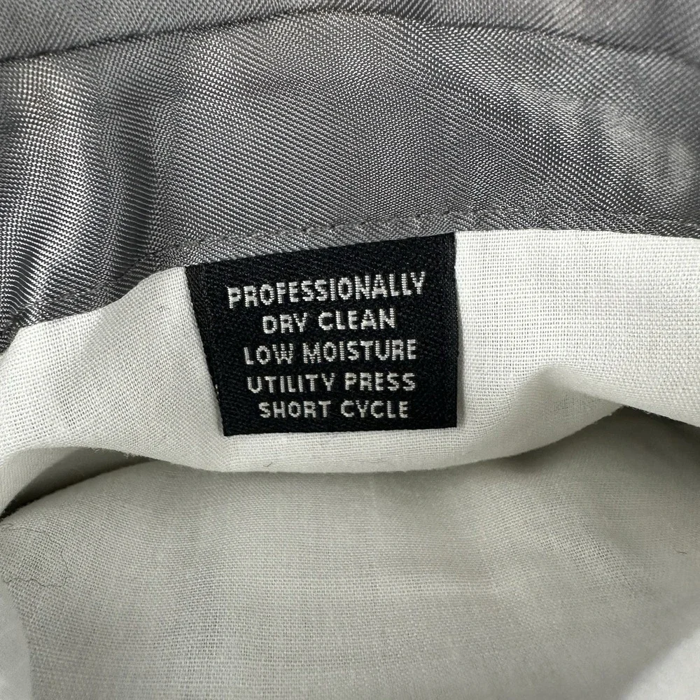 Jos A Bank Signature Collection Blazer 42R Gray Silk Camelhair Glen Check Jacket